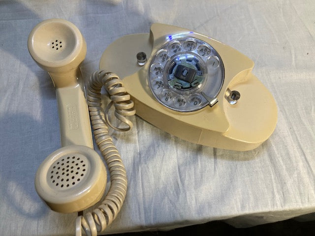 Vintage Beige Western Electric Princess Rotary Phone