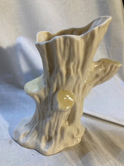 Belleek Tree Trunk Vase