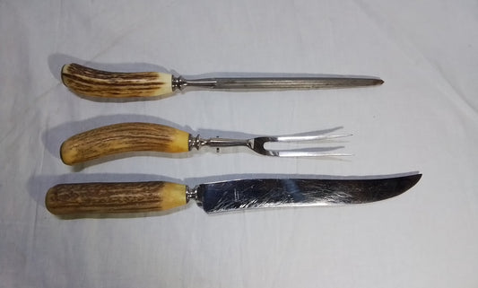 Wade & Butcher Antler Handle Knife Set